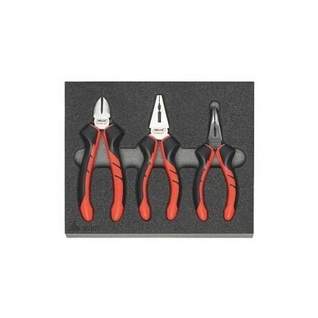 Holex 3 Pc Pliers Set in Foam 954177 3